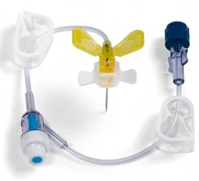 Huber Infusion Set MiniLoc™ 22 Gauge 3/4 Inch 8 Inch Tubing Y-Site Injection Port