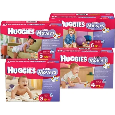Huggies Baby Diaper Tab Closure Size 6 Disposable Heavy Absorbency