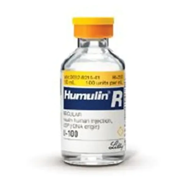 Humulin R Insulin 100u/mL 10mL/Vl
