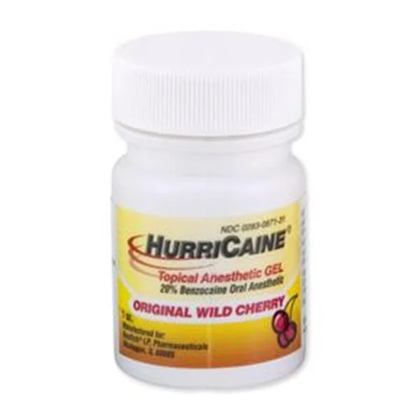 HurriCaine Topical Anesthetic Gel Cherry 1oz/Jr
