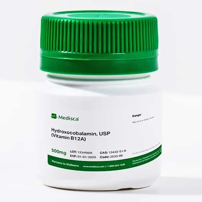 Hydroxocobalamin (Vitamin B12A) USP Powder For Compounding (API) **Refrigerated**