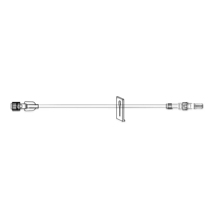 ICU Medical 60″ Smallbore Extension Set w/0.2 Micron Filter, Clamp, Luer Lock 50/Case