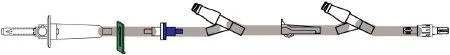 ICU Medical Bravo24 Administration Set 15 Drops / mL Drip Rate 106 Inch Tubing 2 Ports – B9900-164