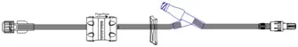 ICU Medical Extension Set 19 Inch Tubing 1 Port 2.4 mL Priming Volume DEHP-Free – B98034