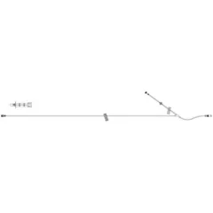 ICU Medical Extension Set LifeCare PCA® 86 Tubing 1 Port 2.6 mL Priming Volume DEHP-Free, 50 EA/CS
