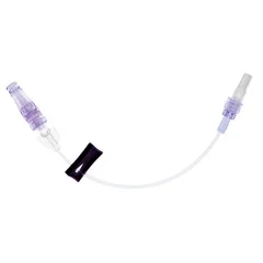 ICU Medical IV Extension Set 7 Inch Tubing 0.31 mL Priming Volume DEHP-Free, 50 EA/CS