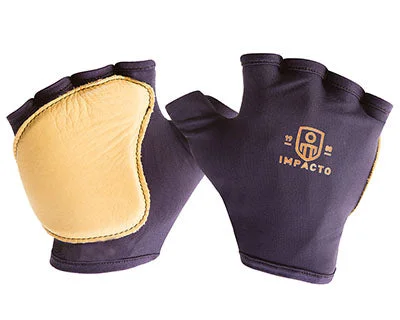 Impacto Anti-Impact Glove, Nylon Lycra with Grain Leather, Fingerless, X-Small – 24-9520