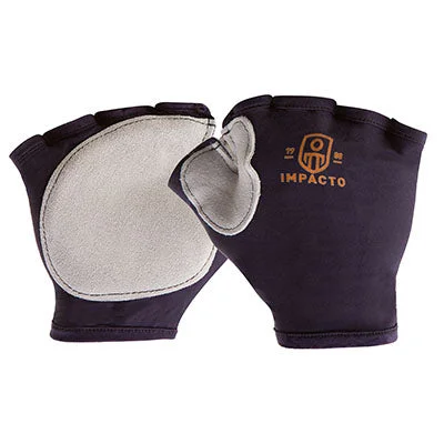 Impacto Anti-Impact Tool Grip Glove, Nylon Lycra with Suede Leather, Fingerless, Medium – 24-9537
