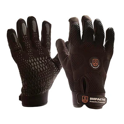 Impacto Anti-Vibration Mechanic’s Style Air Glove, Full Finger, Large – 24-9443