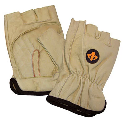Impacto Carpal Tunnel Glove, Leather, Half Finger, Large – 24-9472