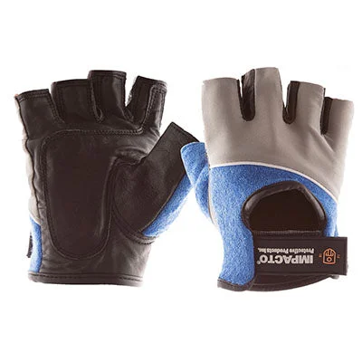 Impacto Gel Work Glove, Leather, Half Finger, Small – 24-9491