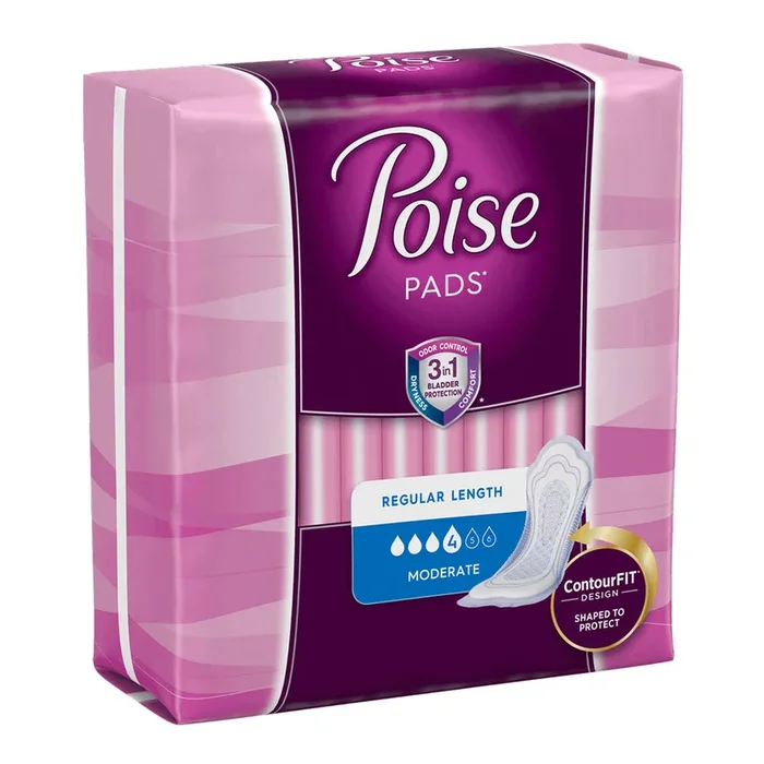 Incontinence Pads for Women/Feminine Pads, Moderate Absorbency Sanitary Pads