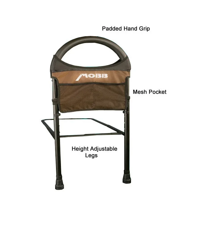 Inno Health | MOBBility Bed Rail with storage pockets with 34″-43″ Adjustable Height | MOBB-MBRSP019