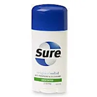 Innovative Brands Sure Antiperspirant / Deodorant Solid 2.7 oz. Unscented – 88348471794