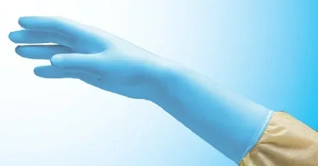 Innovative Healthcare Corporation NitriDerm EC Exam Glove Medium Sterile Pair Nitrile Extended Cuff Length Smooth Blue Chemo Tested – 114200