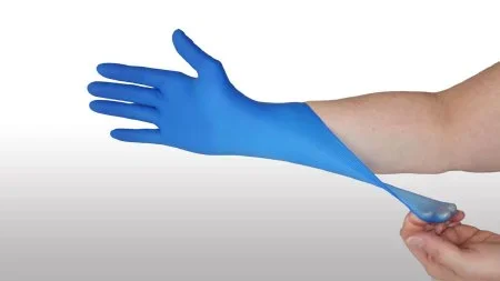 Innovative Healthcare Corporation Pulse LOGIC Exam Glove Medium NonSterile Nitrile Standard Cuff Length Textured Blue Not Chemo Approved – 173200