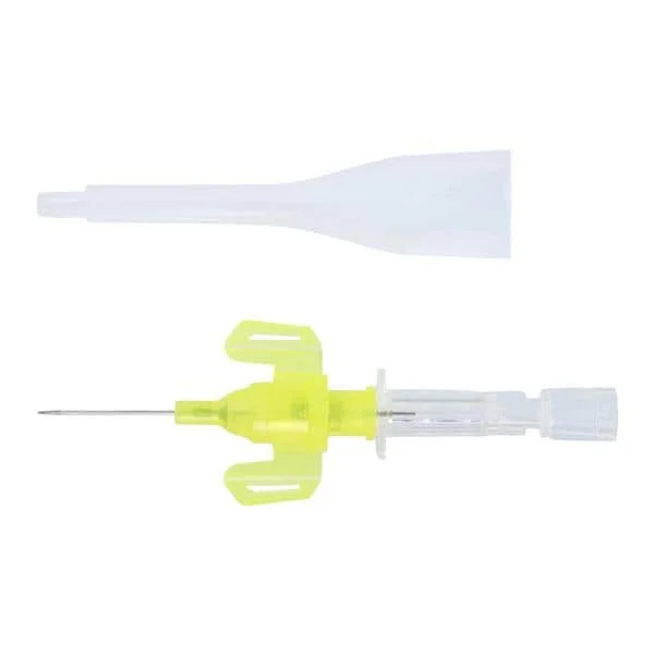 Introcan Safety IV Catheter Safety 24 Gauge 3/4″ Yellow Closed End