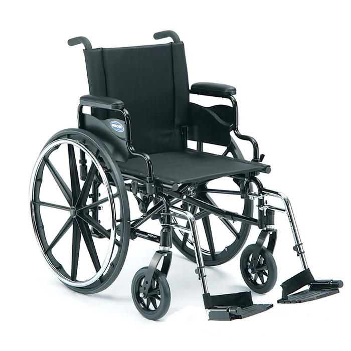 Invacare 9000 XDT Wheelchair 9000XDT X-Wide Wheelchair, Desk-length, Fixed Hgt Arm, Swingaway Footrests, 22″W, 20″ Seat – 74806