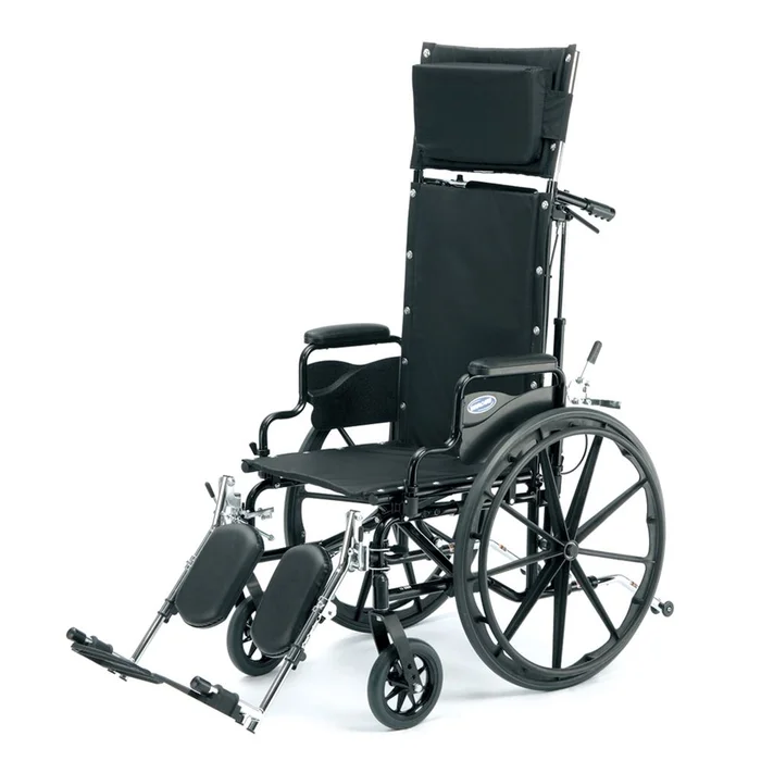 Invacare 9000XT Full Recliner Wheelchairs 90000XT w/Swing-Away Elev. Legrests, Full-Length Ht. Adj. Arms, 18″W – 74826/NA/18W