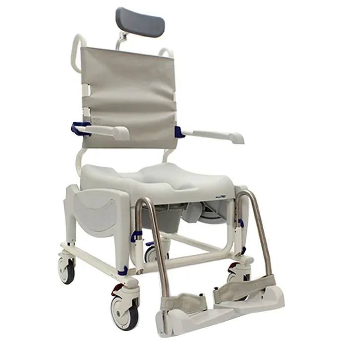 Invacare Aquatec Ocean Ergo VIP Premium Mobile Shower and Commode Chair