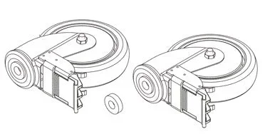 Invacare Caster Assembly – 1110421