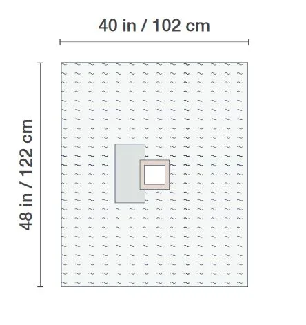 Invenio Healthcare SteriGuard EENT Drape Ophthalmic Drape 40 W X 48 L Inch Sterile – I80-08109-S