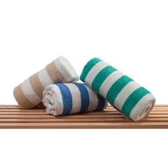 ITC 30×70 Blue Stripe Pool Towel
