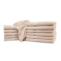 ITC 30×70 Golden Touch Dobby Border Ecru Pool Towels