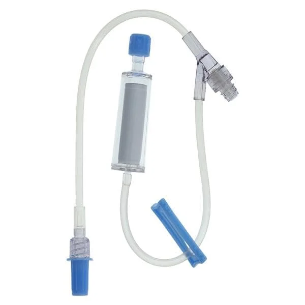 IV Extension Set 16″ Male Luer Lock Adapter/Retractable Collar Spk Ea, 48/Case