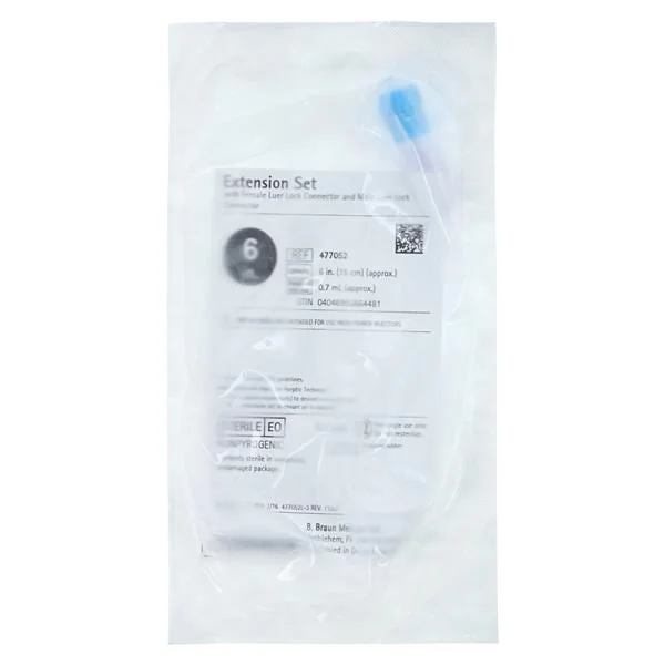 IV Extension Set 6″ Male/Female Luer Lock 50/Ca