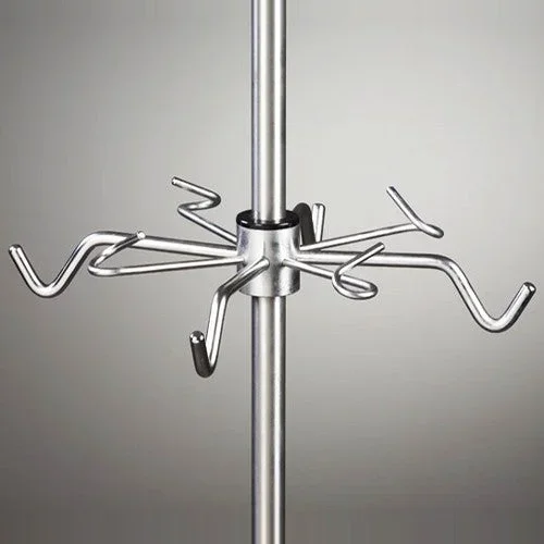 IV Pole Four Extra Horn Hooks Attachment