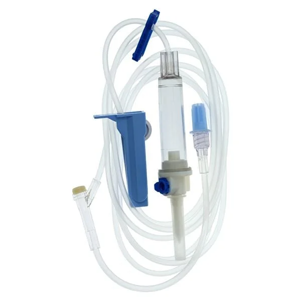 IV Solution Set 10 Drops/mL 92″ Intrlnk Inj Site: 6 M LL Adptr Dvnt Spk Ea, 48/Case