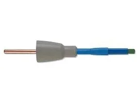 J & J Healthcare Systems E-Z Clean Laparoscopic Electrode 2-1/2 Inch Coated Stainless Steel Modified Blade Insulated Nose Cone Disposable Sterile – 0012MD