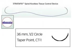 J & J Healthcare Systems Monocryl Plus Suture with Needle Absorbable Uncoated Undyed Suture Poliglecaprone 25 with Irgacare MP Suture Size 2-0 70 cm Suture 1-Needle 36 mm Length 1/2 Circle Taper Point Needle – SXMP1B414