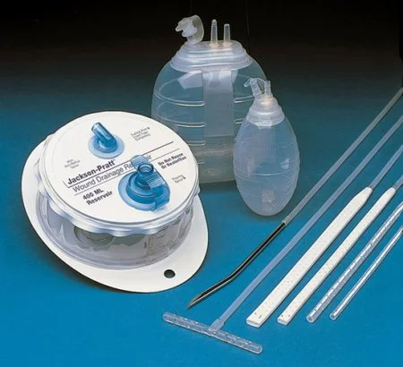 Jackson-Pratt Flat Silicone Drain without Trocar, 10mm, Full Perforations