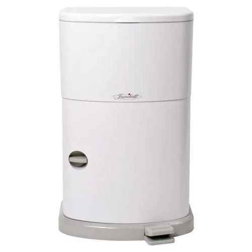Janibell Akord 7 Gallon ABS Step-Open Waste Receptacle White