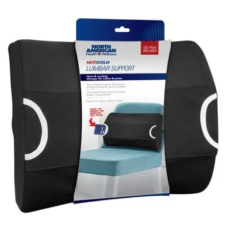 Jobar International Support, Lumbar Fm W/Strap Removeable Hot/Cold Gel Pk (4/Cs) – JB8419