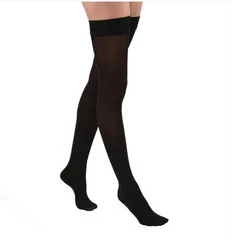 Jobst Compression Stocking Relief Thigh High, Medium, Black, Closed Toe, 1/PR