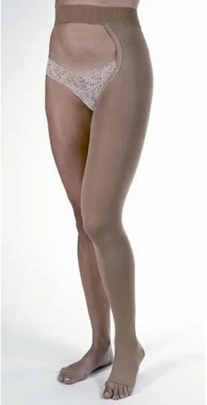 Jobst Relief Chap Style 20-30 mmHg Compression Stocking, Open Toe – Beige