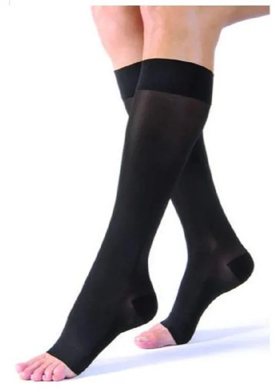 Jobst UltraSheer 15-20 mmHg Compression Knee High Stockings Open Toe