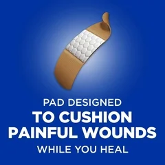 Johnson & Johnson Adhesive Strip Band-Aid® Flexible Fabric 3/4 X 3 Inch Fabric Rectangle Tan Sterile - Image 3