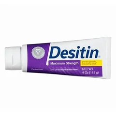Johnson & Johnson Diaper Rash Treatment Desitin® Maximum Strength 4 oz. Tube Scented Paste - Image 2