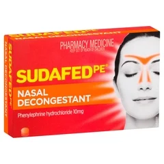 Johnson & Johnson Nasal Decongestant 10 mg Strength Tablet 18 per Bottle