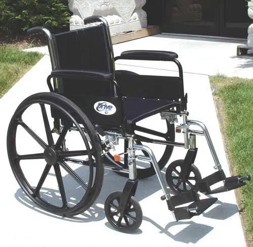K3 Wheelchair Ltwt 16 w/DFA & S/A Footrests Cruiser III