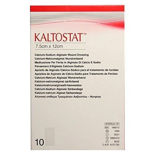 KALTOSTAT Calcium Sodium Alginate Dressing 3″ x 4-3/4″