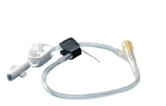 Kawasumi Laboratories- Port Access Set, 20gx1″, 8″ Microbore Tube/ Yellow