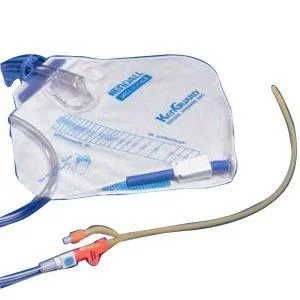 Kendall KenGuard 2-Way Foley Catheterization Tray with Silicon-Coated Latex Foley Catheter by Covidien