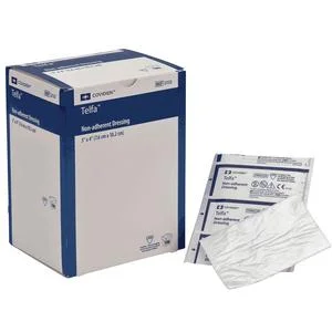 Kendall Telfa™ Sterile Ouchless Non-Adherent Dressing, 3″x 4″