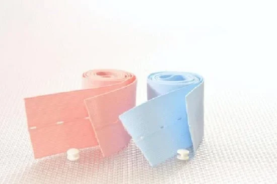 Kerma Medical Products BELT, FETAL MONITOR W/BUTTON PNK/BLU (2/PK 50PK/CS) – 1558