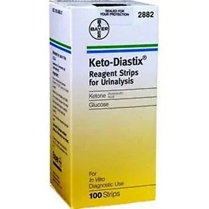Ketostix Reagent Strips – Bottle of 100